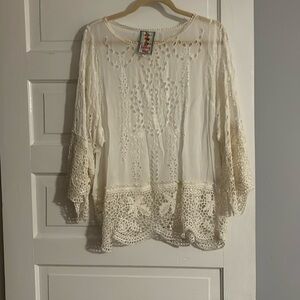 Johnny Was Crochet Top